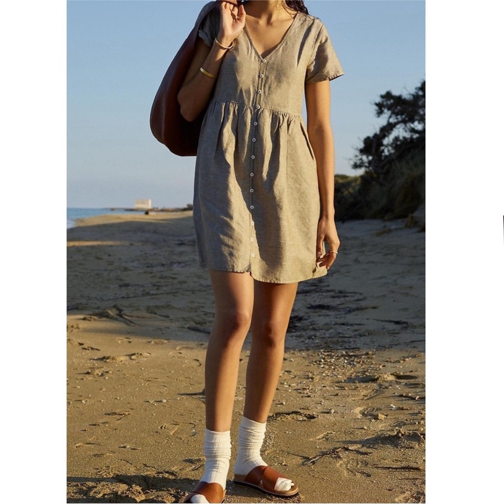 Madewell Tan Mini Dress